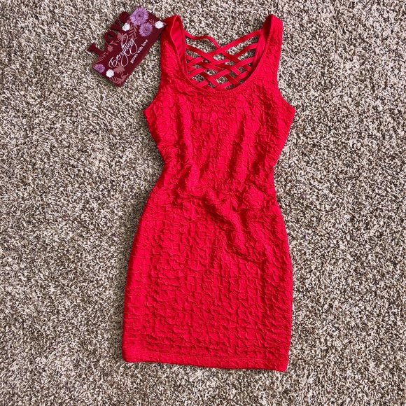 forever 21 red dress - Picture 1 of 4